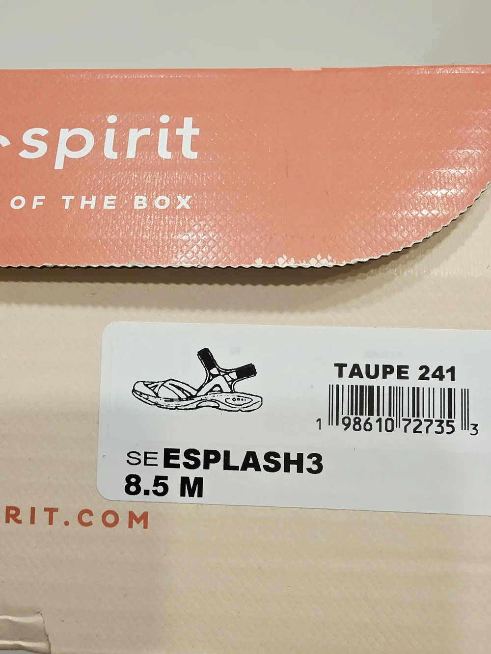 Easy Spirit Women's Esplash Taupe and Cream Slingback Sandals